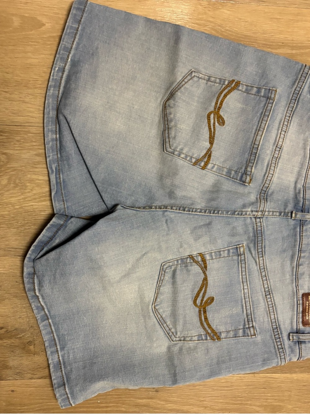Bershka Light Blue Boyfriend‎ Denim Shorts - Picture 2 of 6